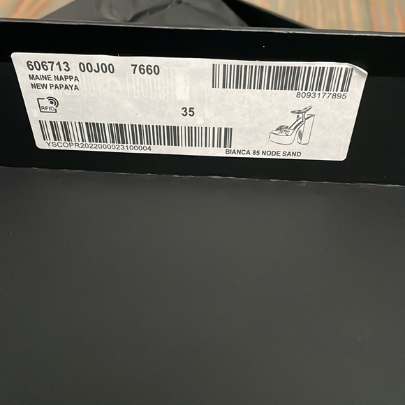 Saint Laurent Bianca platform sandals - Picture 4 of 4